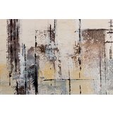 Slikana slika na platnu grad 80x80 cm