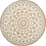  Ručno rađeni tabure od jute 45 x 30 cm bijeli | Eponuda.ba