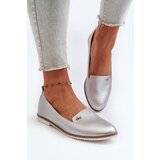 Kesi Women's flat loafers Silver Enzla cene