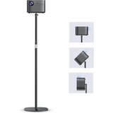 POLESTO Kovinsko Stojalo za Projektor z Nastavljivo Višino 50–125 cm, z 360° Vrtenjem | Shoptok.si