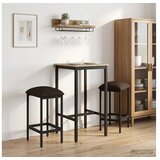 vidaXL Barska stolica 2 kom. Sivosmeđa 40 x 32 x 74 cm - Sivosmeđa 2 40 x 32 x 74 cm | shoptok.hr