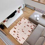 Universal Ciglasti/krem tepih 133x190 cm Beruti – | shoptok.hr