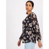Italy Moda Blouse-DHJ-BZ-8643-1.37P-black-beige | shoptok.hr
