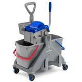 Filmop OneFred plastična kolica 30 L sa Boost cediljkom, bočnom posudom i nosačem mopa | Eponuda.com