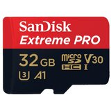 Sandisk Extreme PRO microSDXC Class 10 UHS-I U3 V30 A1 32GB (SDSQXCG-032G-GN6MA) spominska kartica | Shoptok.si