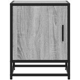 vidaXL Nočna omarica 2 kosa siva sonoma 40x31x50 cm inž. les in kovina | Shoptok.si