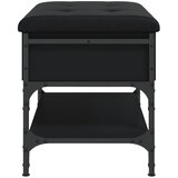  Klupa za cipele crna 62 x 42 x 45 cm od konstruiranog drva | shoptok.hr