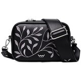 Vuch Crossbody torba Massimo Mini Leaves Black, 15 x 21,5 cm Slike