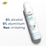 Dove 0% ALU Sea Minerals deodorant brez alkohola in vsebnosti aluminija v pršilu 150 ml | Shoptok.si