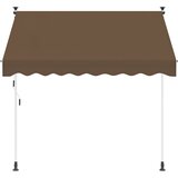  Ručno sklopiva tenda Sivosmeđa 400 cm | shoptok.hr