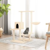  Penjalica za mačke sa stupovima za grebanje krem 94,5 cm | shoptok.hr