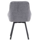 Venture Home Rosie blagovaonska stolica s rukohvatima, siva, set od 2 | shoptok.hr