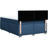  Krevet s oprugama i madracem plavi 140 x 190 cm od tkanine | shoptok.hr