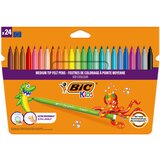 Bic KIDS fiber pero Kid Couleur medium, kartonska škatla 24, (21655245) Cene