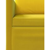SOFA za 3 osobe Žuta 220 x 81 x 82 cm Baršun | shoptok.hr