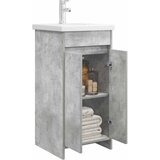  Kupaonski umivaonik s sudoperom Betonska siva 42 x 40 x 84,5 cm | shoptok.hr