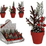  BOŽIĆNA DEKORACIJA CVIJEĆE 15CM CRVENO | Eponuda.ba