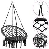 Furnova Viseči gugalni stol 80 cm antraciten, (21925732) | Shoptok.si