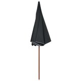 vidaXL Senčnik z jeklenim drogom 300 cm antraciten | Shoptok.si