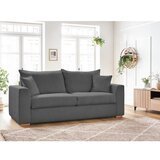 Bobochic Paris Siva sklopiva sofa od samta 225 cm Augustin – | shoptok.hr