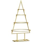 vidaXL Kovinsko božično drevesce Zlata 60 cm Jeklo s prašnim premazom | Shoptok.si