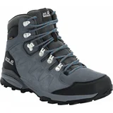 Jack Wolfskin Moški pohodni čevlji Refugio Texapore Mid Grey/Black 40