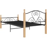  Okvir kreveta crni metalni 90 x 200 cm | shoptok.hr
