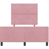  Ružičasti krevet od baršuna 120x190 cm | shoptok.hr