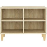 TV ormarić s nogama od masivnog drva boja hrasta 69,5x30x50 cm | shoptok.hr