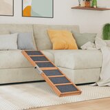  Rampa za pse siva 120 x 30 cm od masivne jelovine | Eponuda.ba