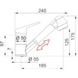 Franke slavina novara plus doccia 115.0470.666 kašmir | Eponuda.com