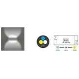  Ecolite ZFP12-CR - LED spoljašnje zidno svetlo BRICK 2xLED/6W/230V IP65 crna | Eponuda.com