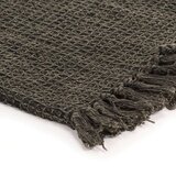 vidaXL pamučni pokrivač 125 x 150 cm antracit/smeđi | shoptok.hr