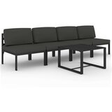  5-dijelna vrtna garnitura s jastucima aluminijska antracit | shoptok.hr