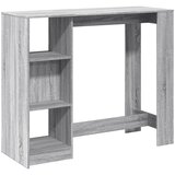  Barski stol s policom boja hrasta sonome 124x46x103,5 cm drveni | Eponuda.com