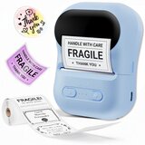 INF Termični tiskalnik nalepk z Bluetoothom, USB Type-C in aplikacijo Blue, (5000446626) Cene