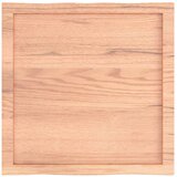 Stolna ploča svjetlosmeđa 60x60x(2-4) cm obrađena hrastovina | shoptok.hr