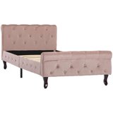 Furnova Posteljni okvir roza žamet 90x200 cm, (21931515) | Shoptok.si