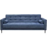 P & B ZOFA S POSTELJNO FUNKCIJO, modra tekstil | Shoptok.si