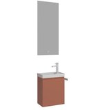 Hanah home Kupatilski ormarić sa umivaonikom i ogledalom (2 komada) Ferla 40 327 | Eponuda.com