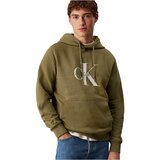 Calvin Klein Jeans Puloverji J30J320805 Zelena | Shoptok.si
