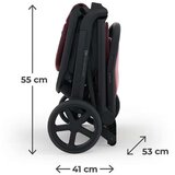 Kinderkraft kolica NUBI 3 DARK RUBY | ePonuda.com