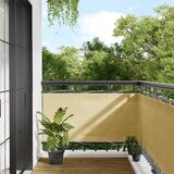 Balkonski zaslon boja pijeska 75x400 cm 100 % poliester Oxford | shoptok.hr