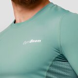 GymBeam kompresivna majica dugih rukava mid blue