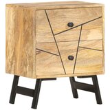  Noćni ormarić 40 x 30 x 50 cm od masivnog drva manga | shoptok.hr