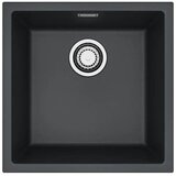Alveus 1150048 - Kuhinjski sudoper OMNI 45x45 cm granit/crna Cene