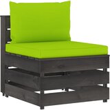  Modularna srednja sofa s jastucima od sivo impregniranog drva | Eponuda.ba
