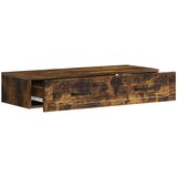 Stolna montirana na zid Dimljeni hrast 87,5 x 34,5 x 17 cm | shoptok.hr