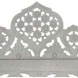 Sobna pregrada s 3 panela siva 120 x 165 cm masivno drvo manga | shoptok.hr