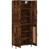  Visoka komoda dimljeni hrast 69,5x34x180 cm konstruiranog drva | Eponuda.com